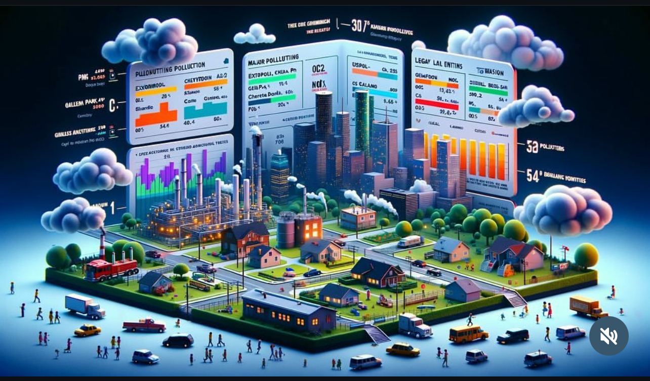 Houston Oil Airs data visualization